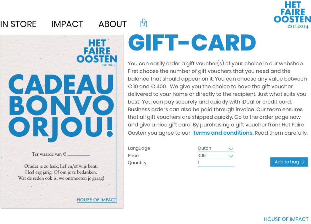 gift card het faire oosten